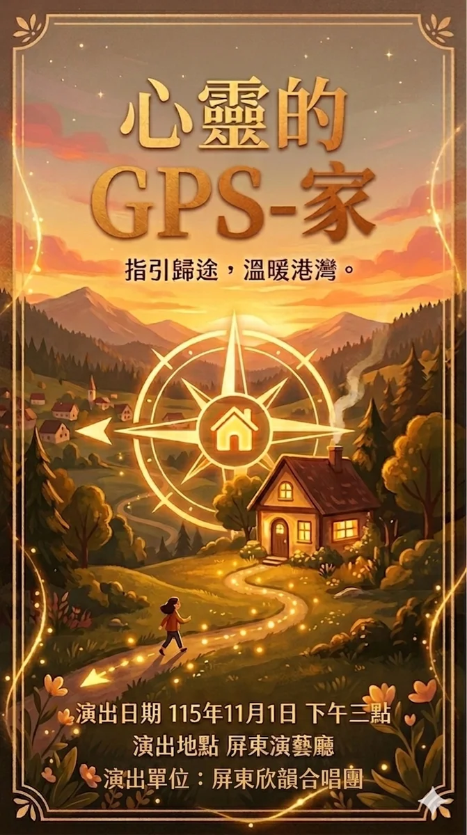 一碗熱湯指向回家的路 屏東欣韻合唱團11月演唱心靈的家