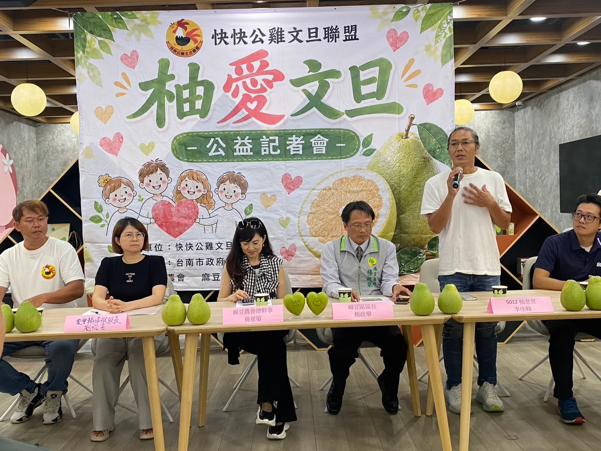 麻豆七青農第12年賣公益文旦　每盒收入20%回饋弱勢