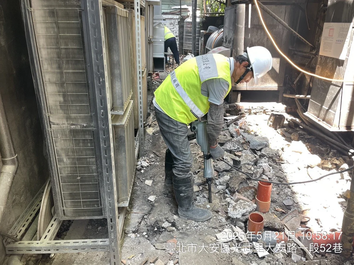 SOGO商圈後巷騰出施工空間 大安路一段換上特色壓花地坪
