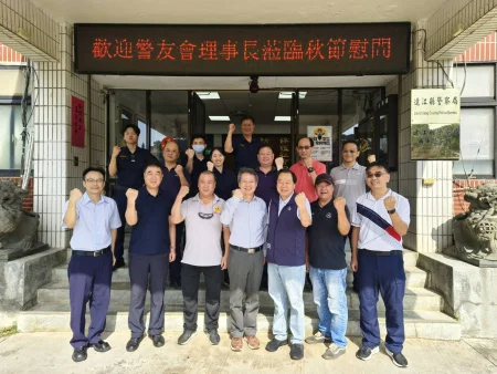 中秋勤務不打烊 張永江赴警局慰勉第一線員警