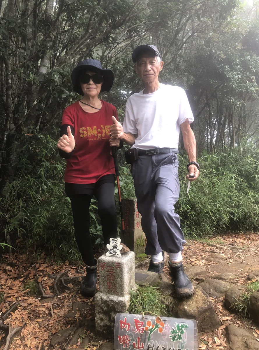 四天走完十條步道 竹東七旬夫妻雨中完成森遊竹縣挑戰