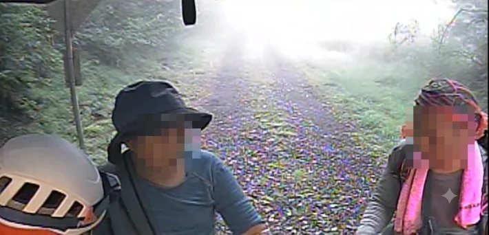 中雪山山友滑落邊坡受傷　卓蘭消防隔日入山接應送醫
