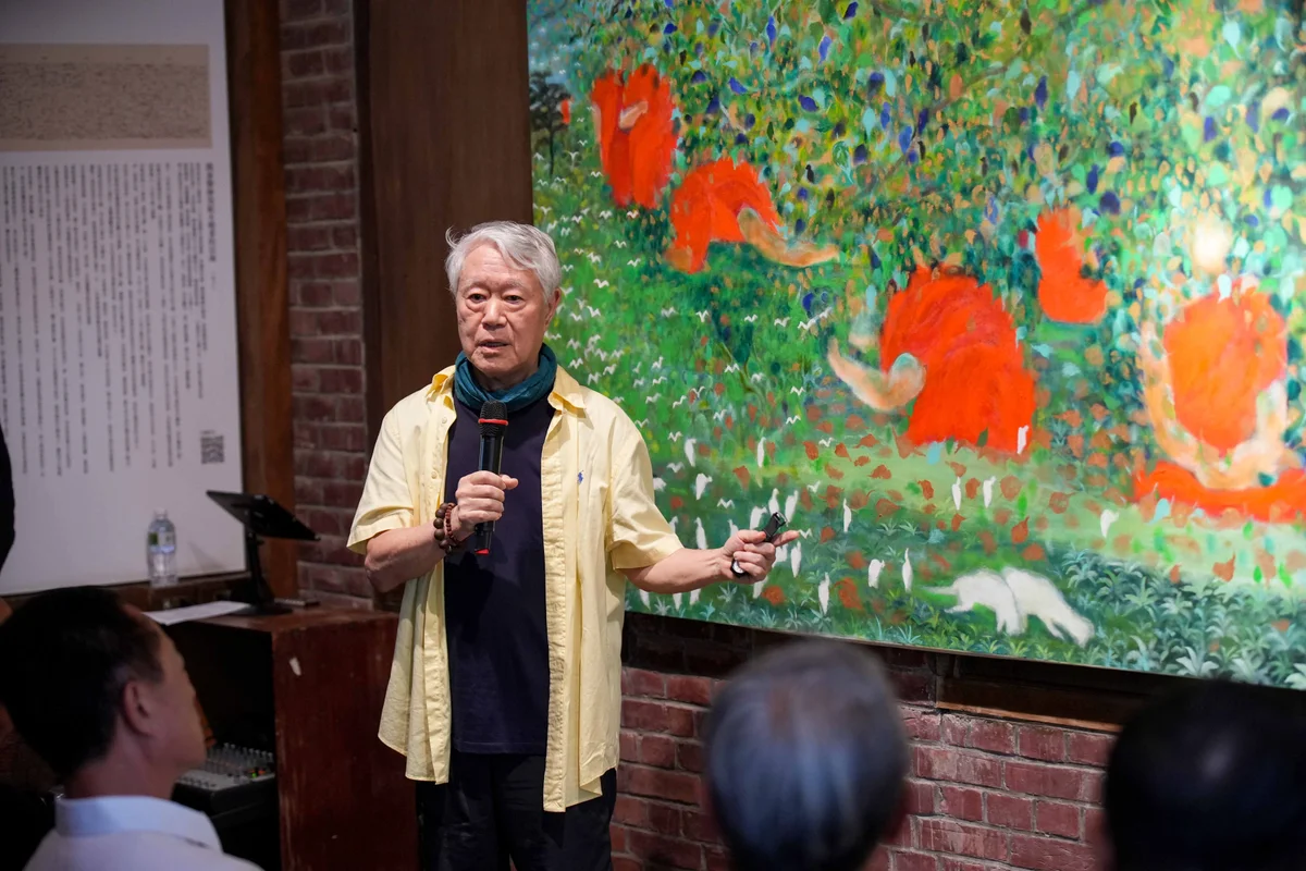 蔣勳《祇樹給孤獨園》在新港培桂堂開展 展至2027年底