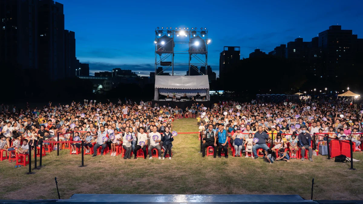 大湳雅公園夏夜滿場掌聲 風城藝術節第二場邀台灣特技團登場