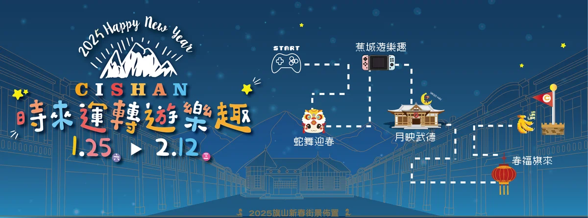 旗山新春布置1月25日登場 五處燈區陪民眾一路逛到元宵後