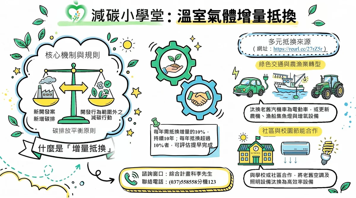 苗栗大型開發案減碳有規範　新增碳排須連續抵換十年