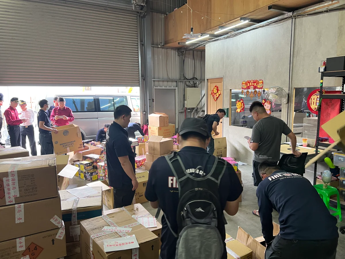 台中爆竹煙火取締五年增26倍 深夜亂放最高罰15萬