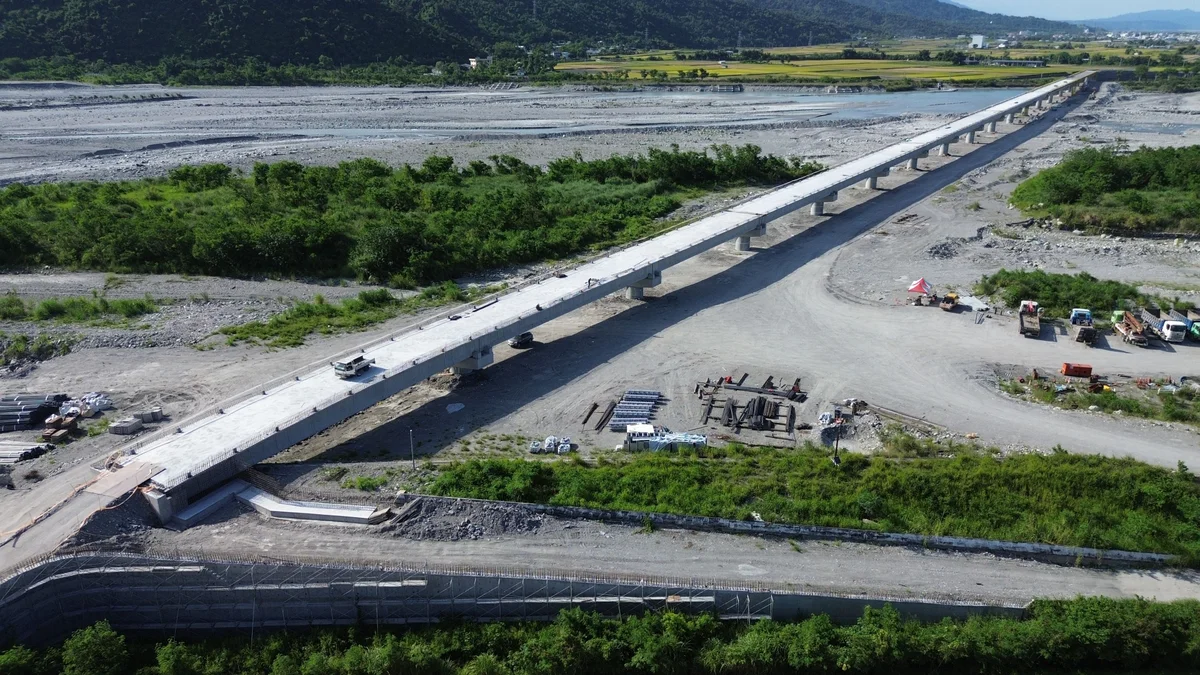 玉長、崙天大橋工程遭質疑 縣府:依圖施工並補送查核說明