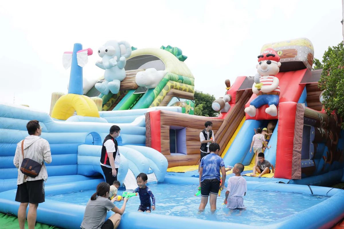 馬光國小變身親水樂園 土庫親水節陪孩子清涼過暑假