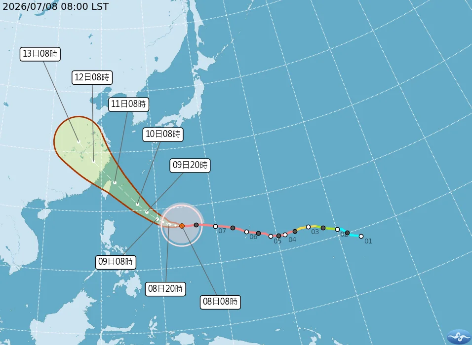 巴威風雨週五晚間轉明顯 嘉義縣府提醒鄉親先做防颱準備