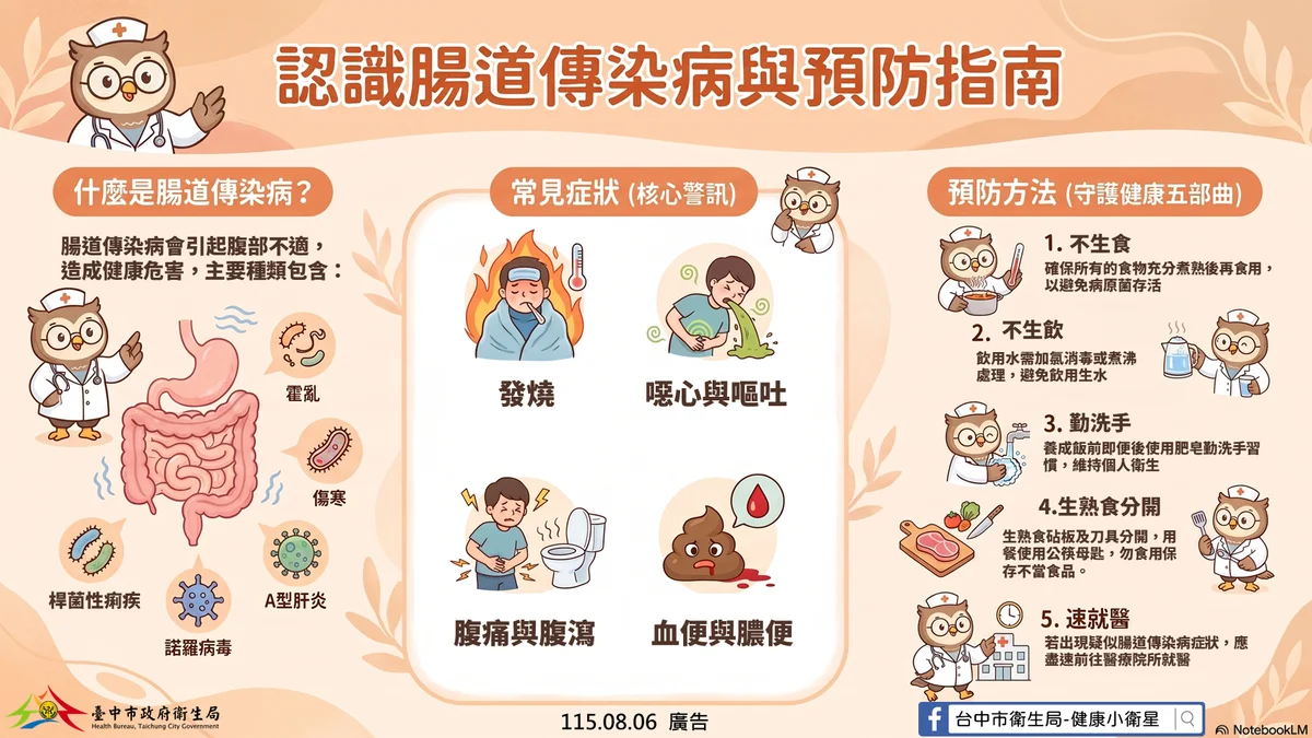 台中今年首例本土傷寒　七旬婦康復返家、接觸者採檢陰性