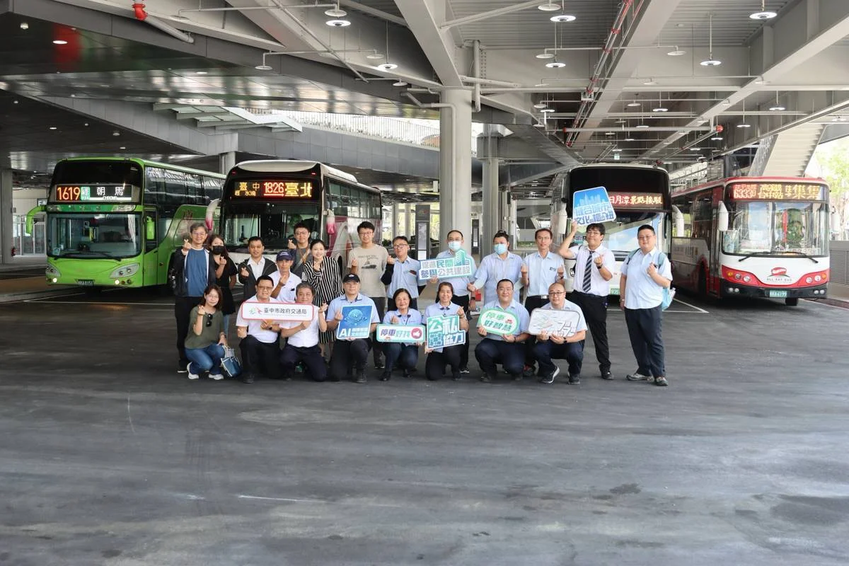 台中轉運中心試車盤點動線 首波二十七條路線進駐