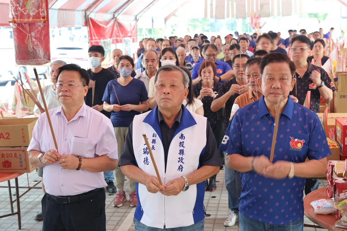 中元普度祭獸魂碑 南投農產運銷公司祈願四境平安