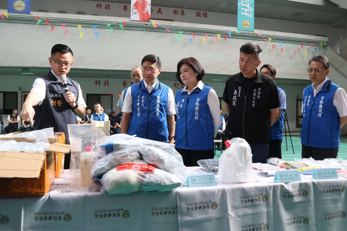 雲林檢警半年查黑槍毒詐有成　張麗善表揚破案有功人員