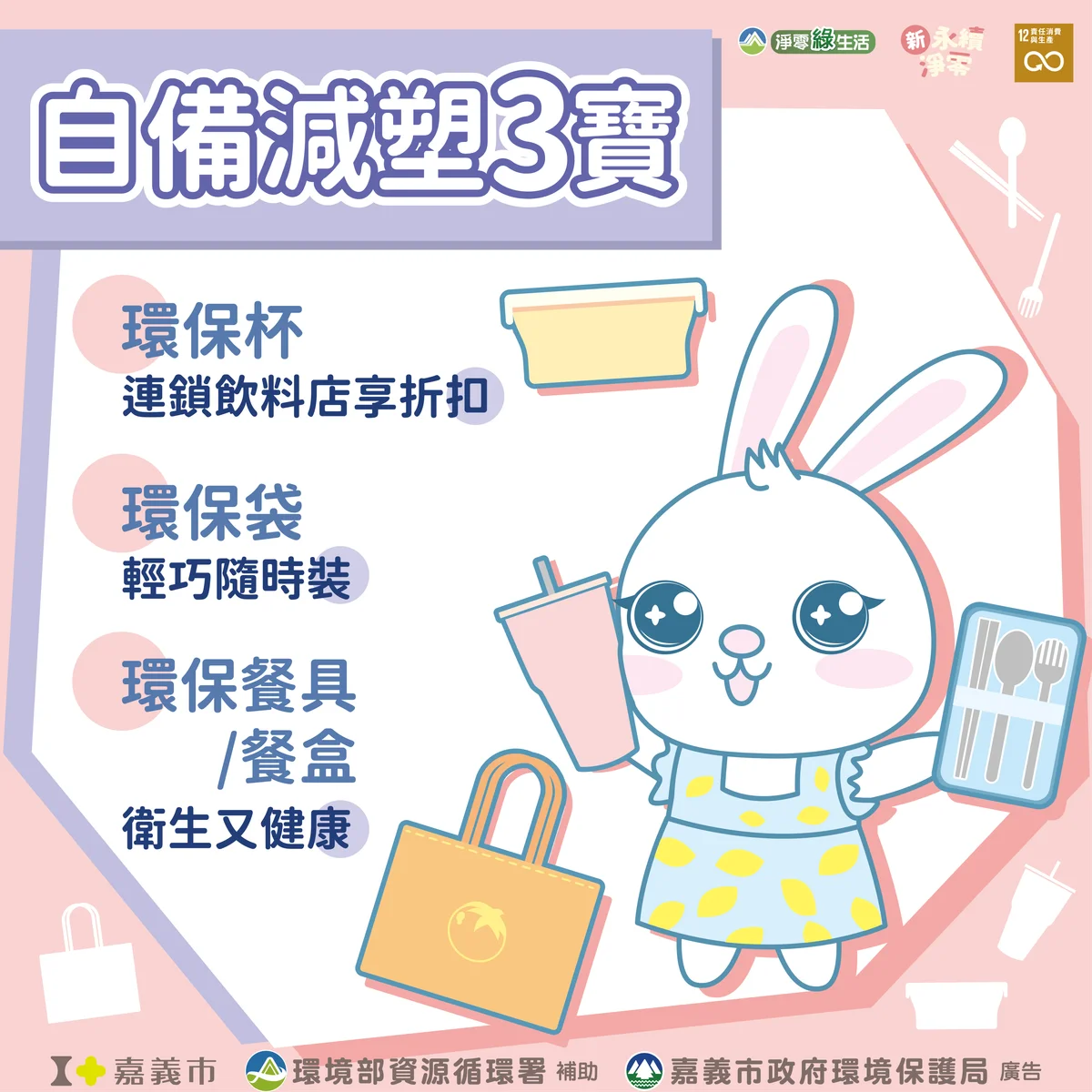 嘉義市推減塑3寶　上市場拍照可換環保洗衣精