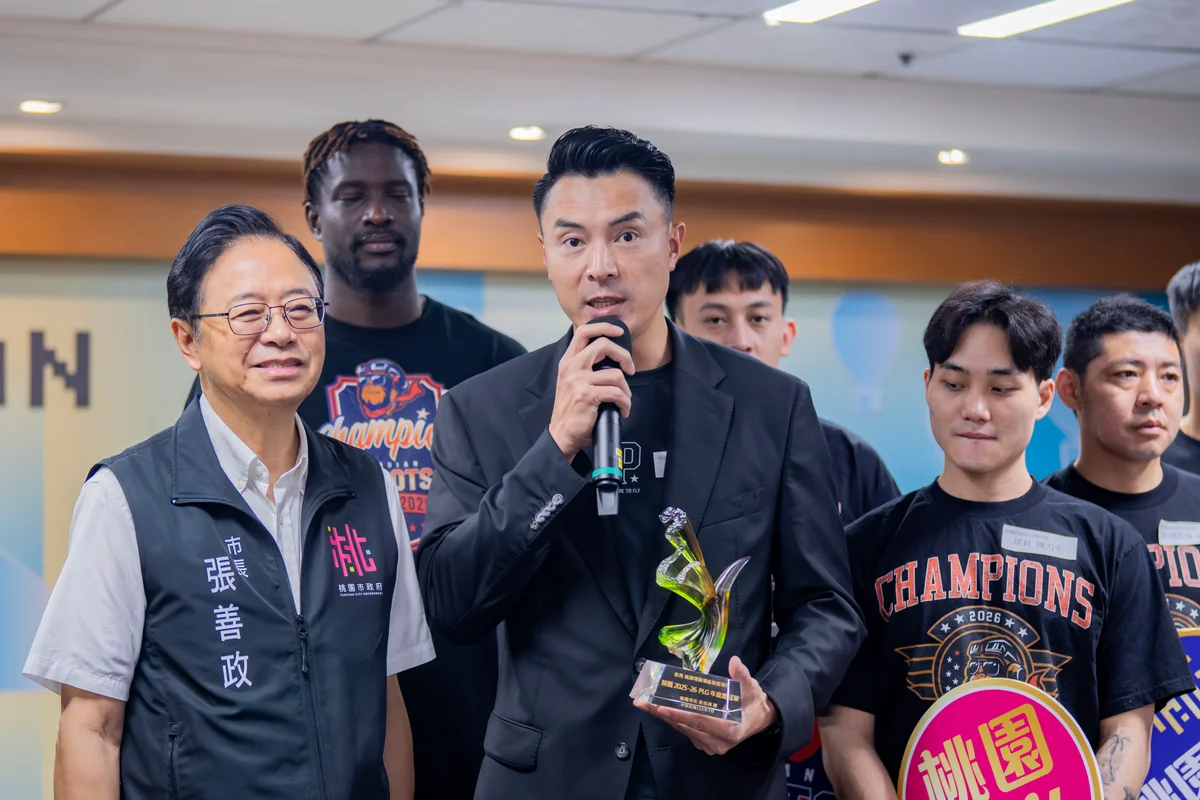 桃園璞園領航猿完成二連霸　張善政盼再拚三連霸