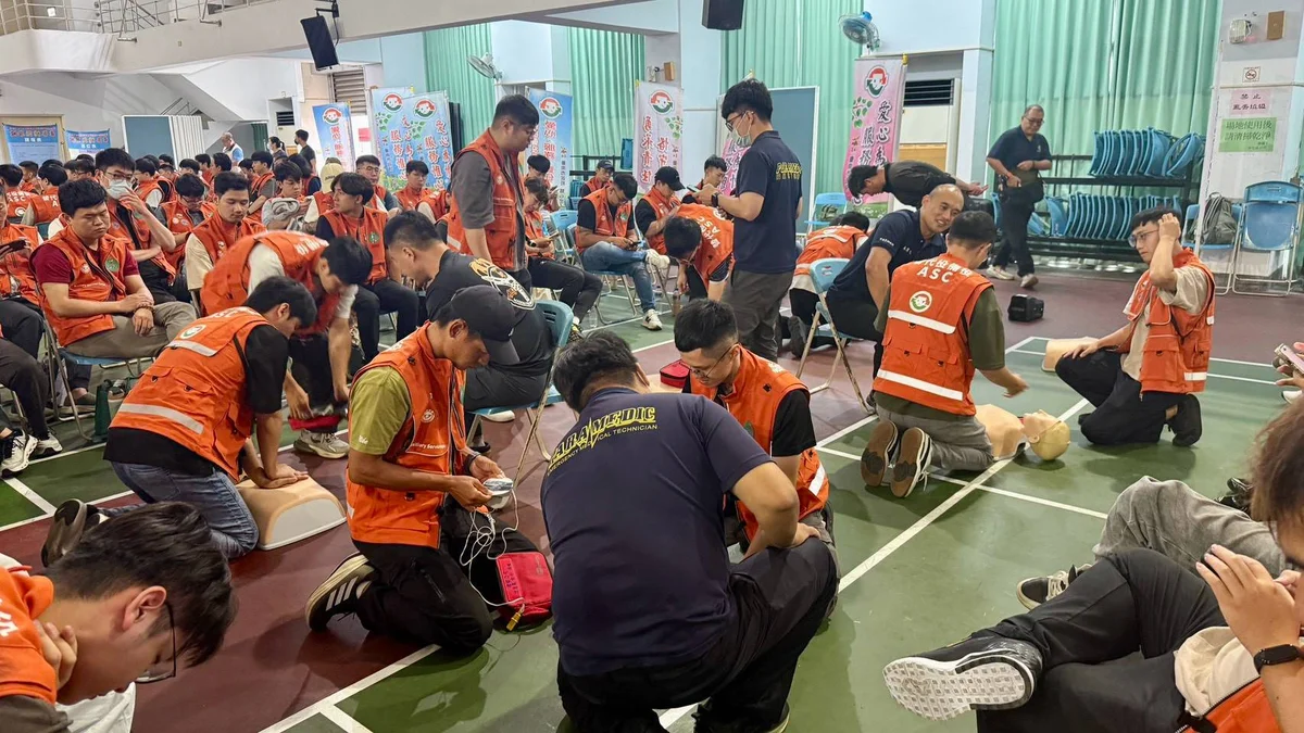 396名備役役男善化複訓 把救護本事帶回社區