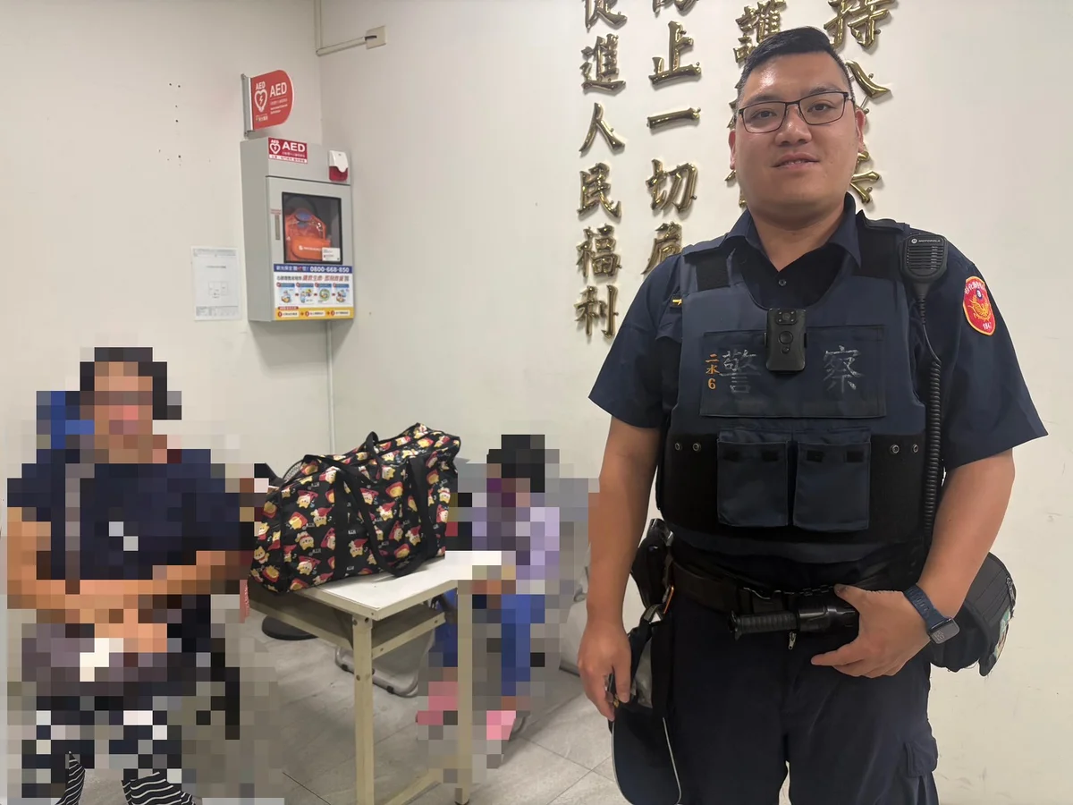 錯過末班車困在二水車站 警助屏東母女找到落腳處