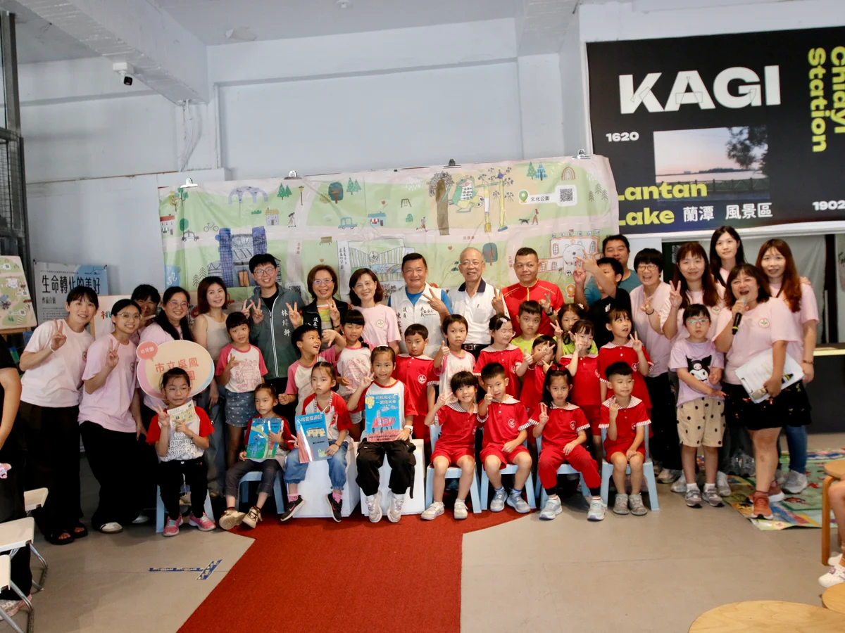 孩子筆下的嘉義上展場 吳鳳幼兒園邀大家看見城市日常