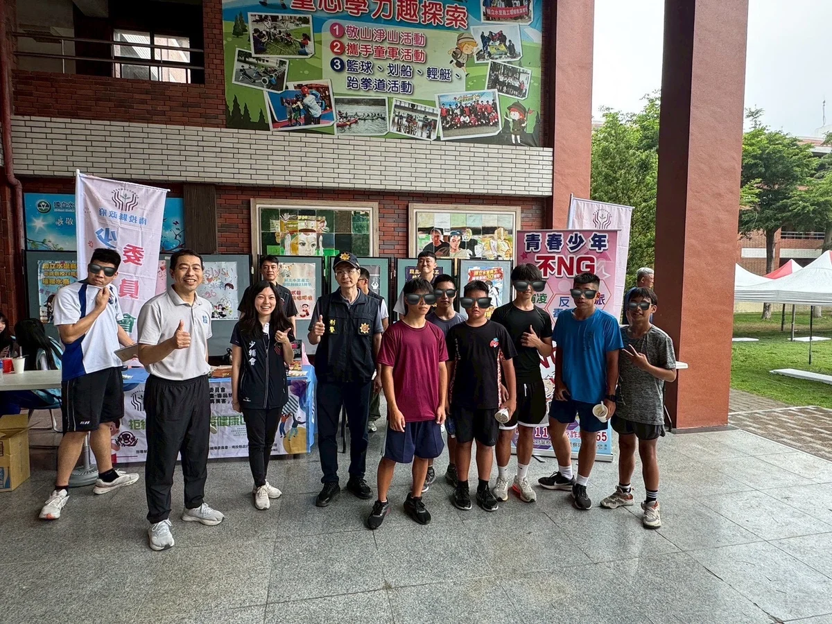 從校園到社區 南投警方上半年把反毒與交安宣導帶進日常