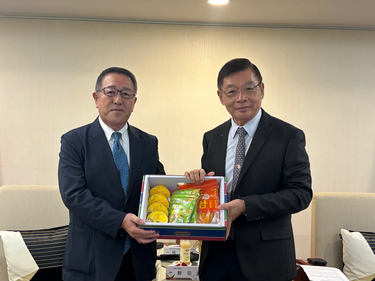 締盟二十年再相見 仙台市議會議長野田讓拜會台南市府