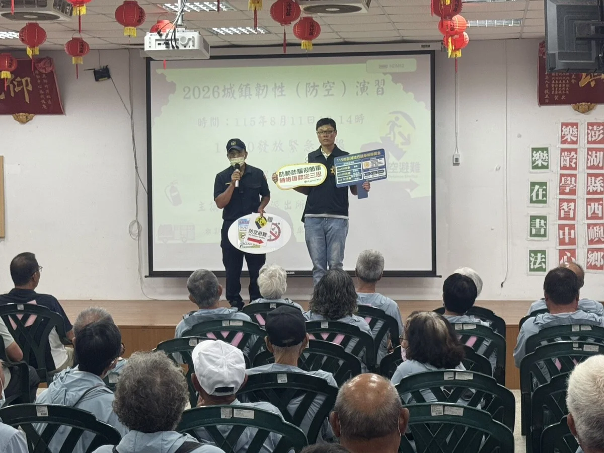 竹灣活動中心談反賄選 吳怡明用台語請鄉親守住一票