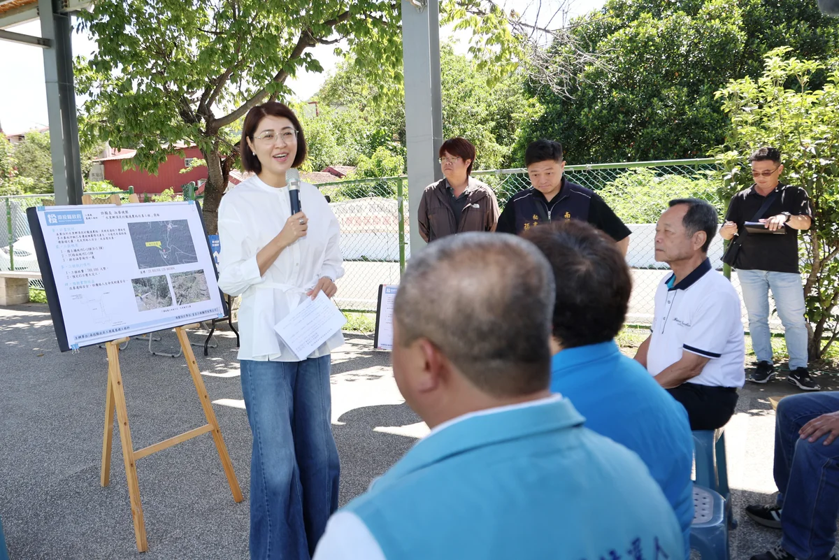 許淑華走看水里鹿谷十件工程 現勘後核定逾1855萬元改善