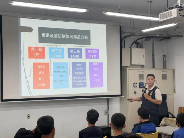 暑假前先進校園 臺東少年隊到初鹿國中教孩子識詐拒毒
