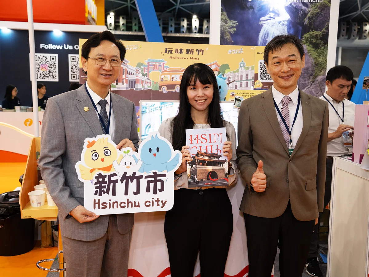新竹館走進新加坡旅展 摃丸與米粉向國際旅客說風城故事