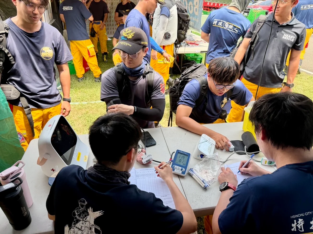 竹市消防導入生理監測 火場前先評估人員狀況