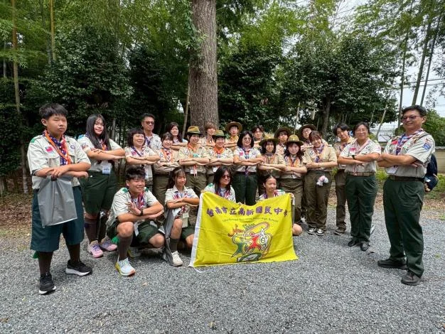 南新國中赴群馬交流七天　把童軍課帶進日本在地生活