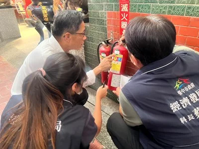 走進市場先看逃生通道　台中五大公有市場消防大稽查