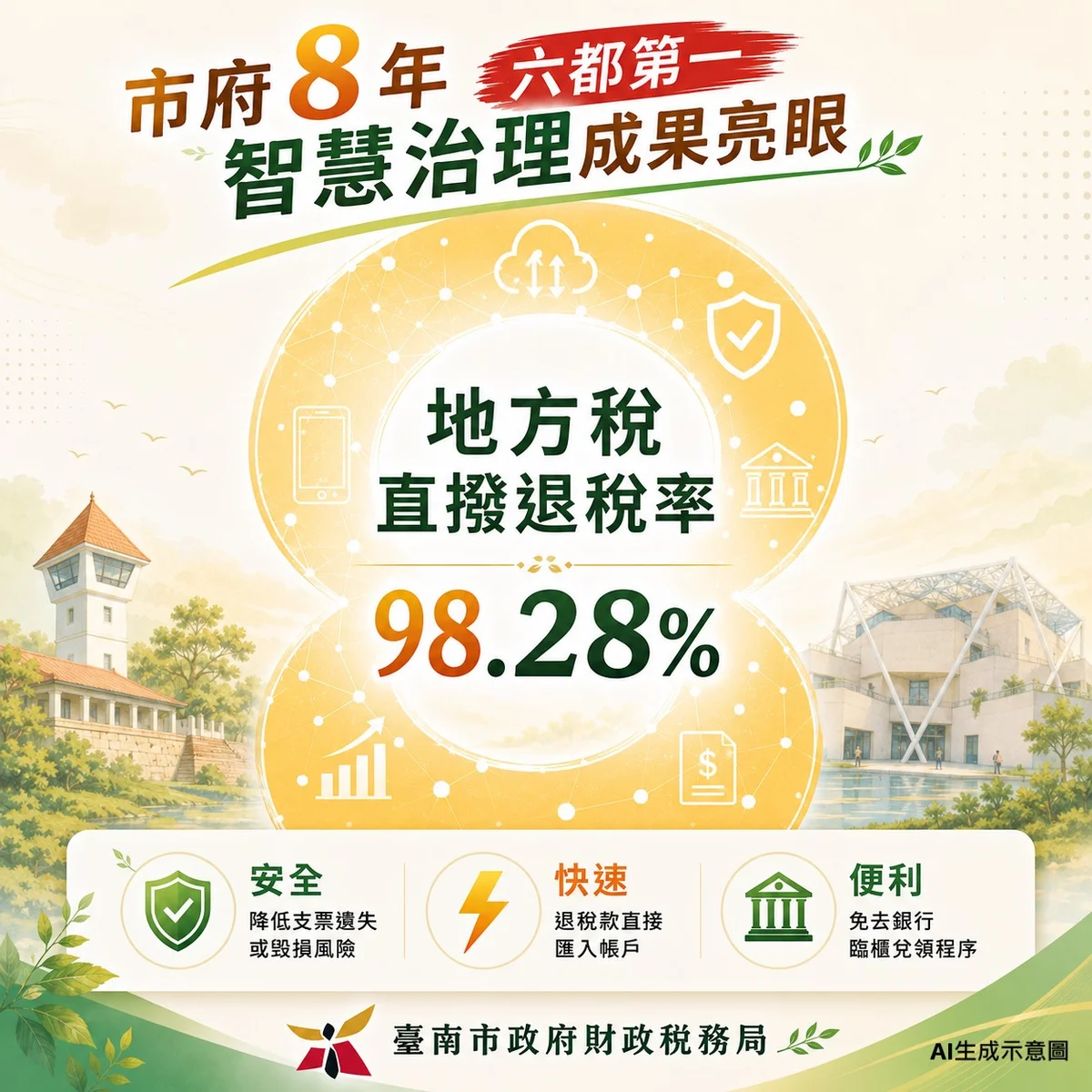 一張稅單繳了兩次 南市財稅局主動退稅讓林先生鬆口氣