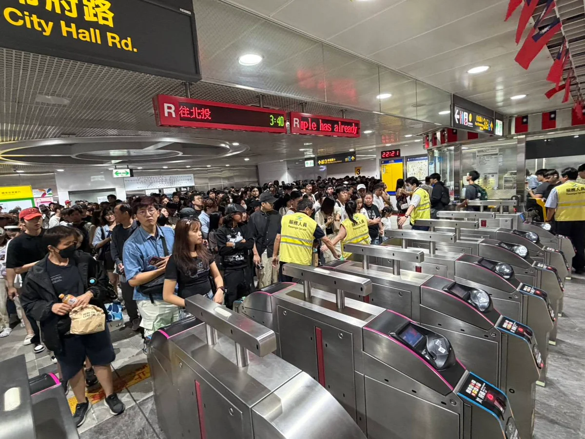 國慶夜煙火與演唱會接力 北捷213萬人次寫下新紀錄